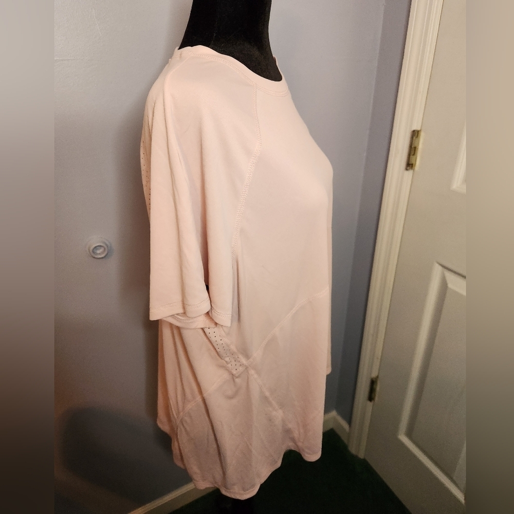 Avia Size XXL(20) Pink Athletic Short Sleeve Top - Picture 3 of 8